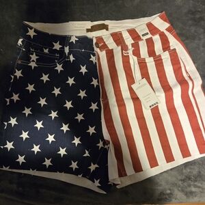 Judy Blue Patriotic Shorts